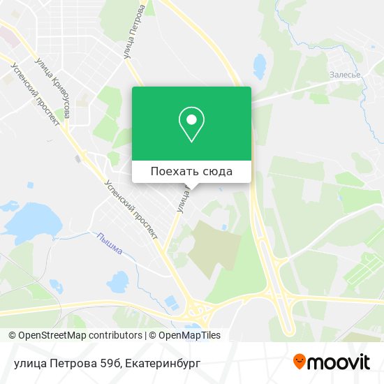 Карта улица Петрова 59б