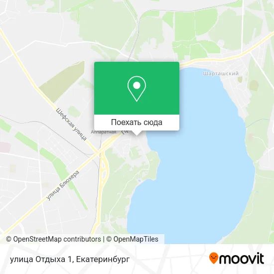 Карта улица Отдыха 1
