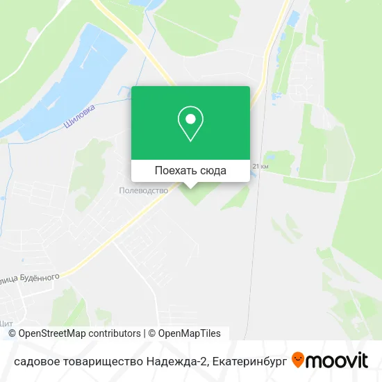Карта садовое товарищество Надежда-2