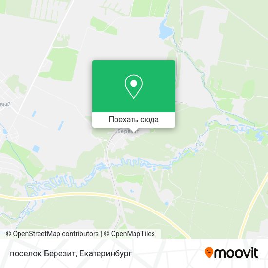 Карта поселок Березит