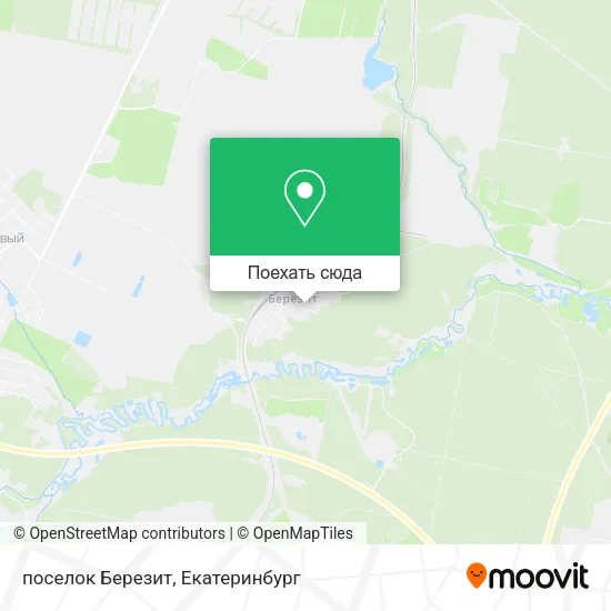 Карта поселок Березит