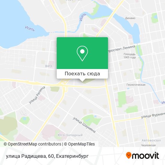 Карта улица Радищева, 60