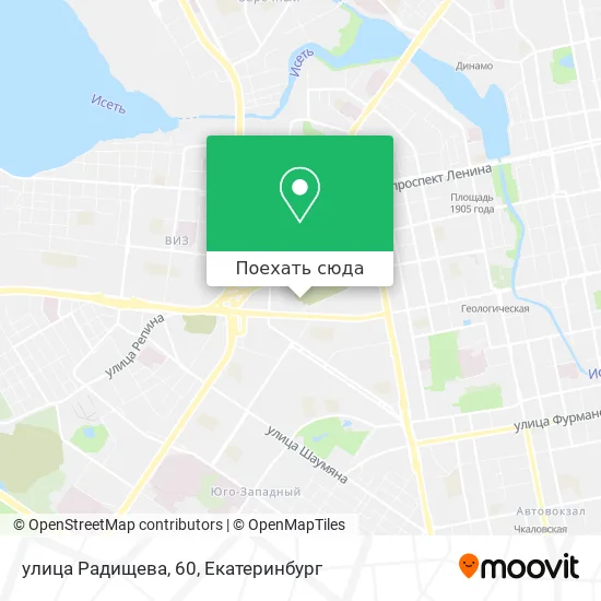 Карта улица Радищева, 60