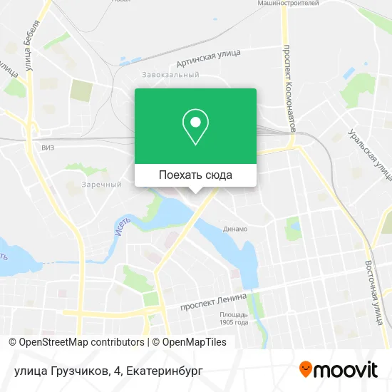 Карта улица Грузчиков, 4