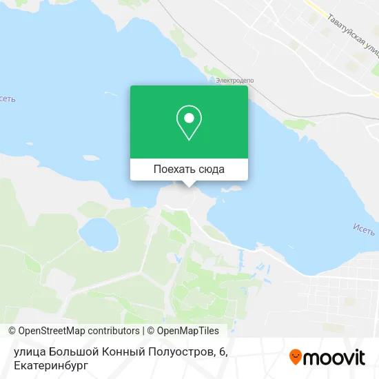 Карта улица Большой Конный Полуостров, 6