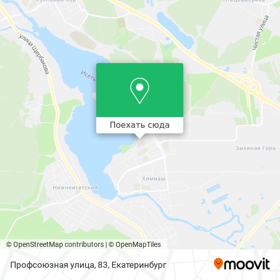 Карта Профсоюзная улица, 83