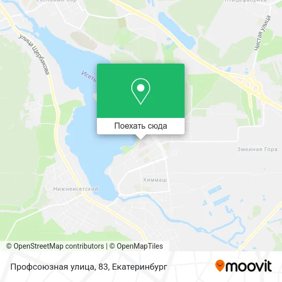 Карта Профсоюзная улица, 83