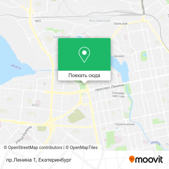 Карта пр.Ленина 1