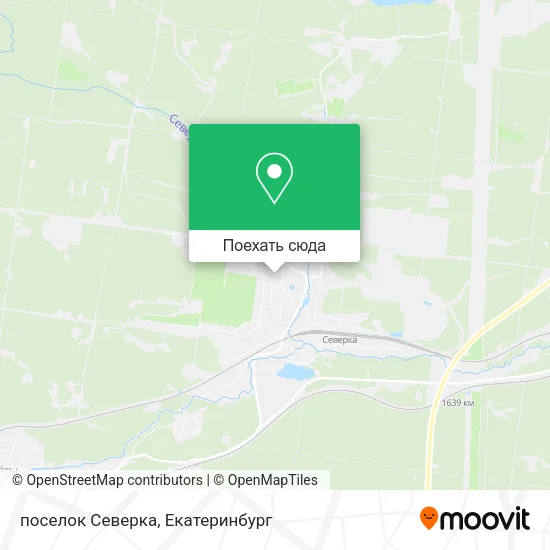 Карта поселок Северка