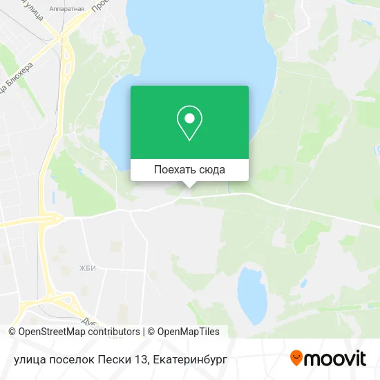 Карта улица поселок Пески 13