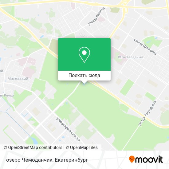 Карта озеро Чемоданчик