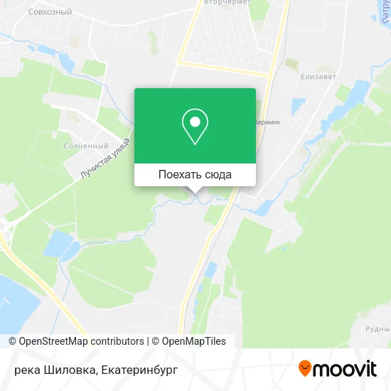 Карта река Шиловка