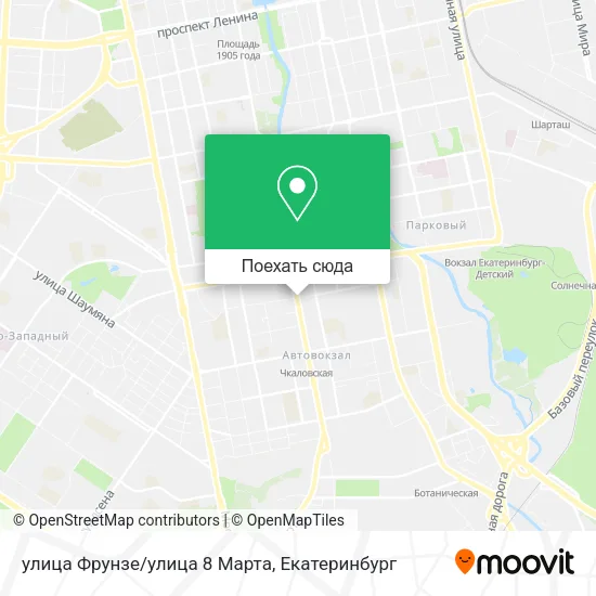 Карта улица Фрунзе/улица 8 Марта