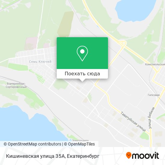 Карта Кишиневская улица 35А