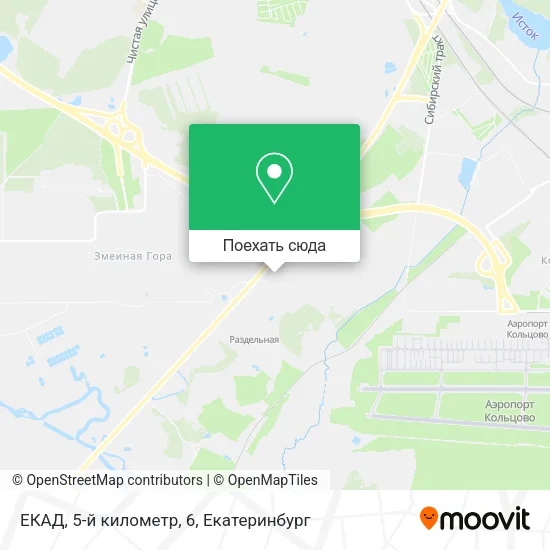 Карта ЕКАД, 5-й километр, 6