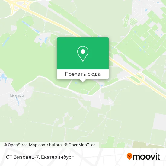 Карта СТ Визовец-7