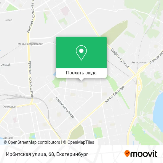Карта Ирбитская улица, 68