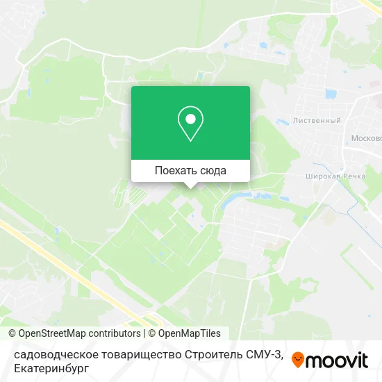Карта садоводческое товарищество Строитель СМУ-3