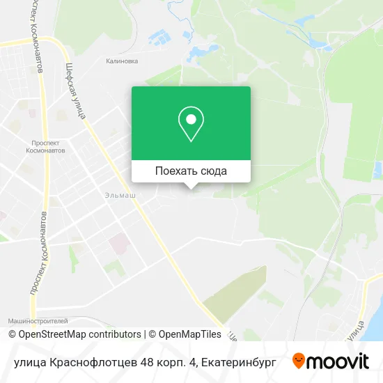 Карта улица Краснофлотцев 48 корп. 4