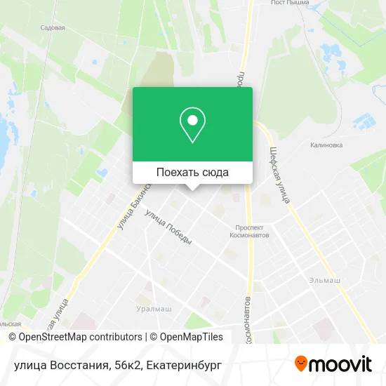 Карта улица Восстания, 56к2