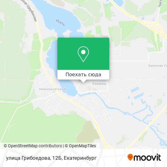 Карта улица Грибоедова, 12Б
