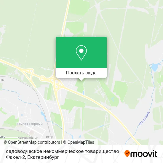 Карта садоводческое некоммерческое товарищество Факел-2