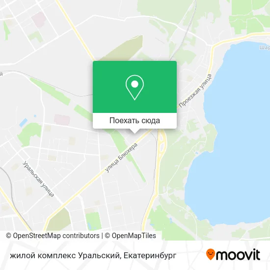 Карта жилой комплекс Уральский