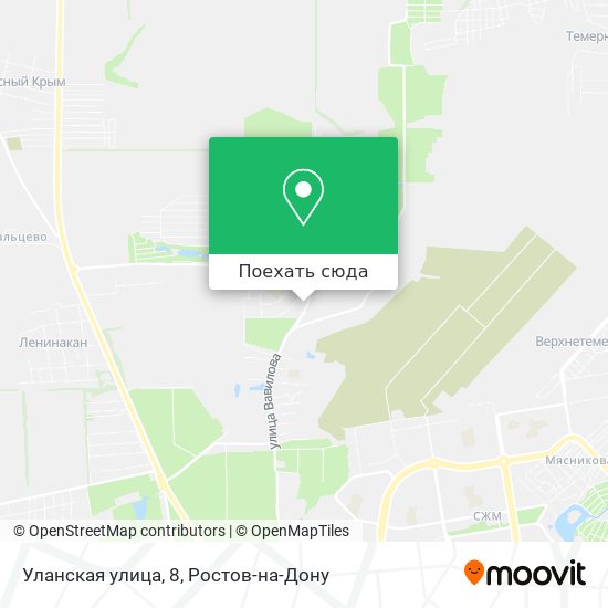 Карта Уланская улица, 8