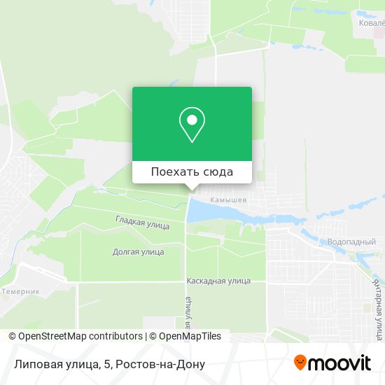 Карта Липовая улица, 5