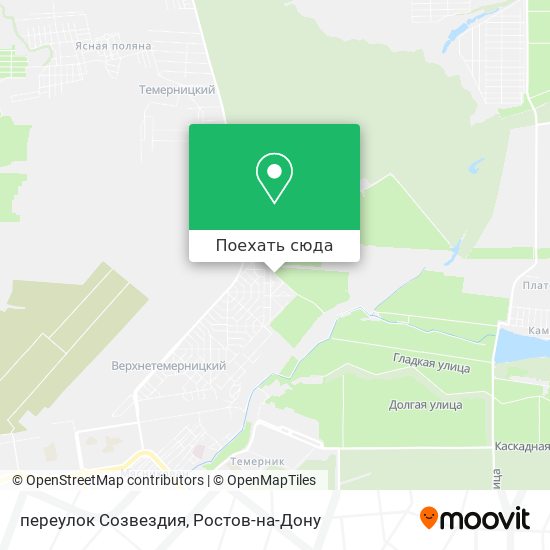 Карта переулок Созвездия