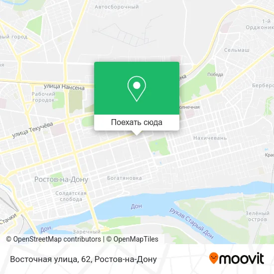 Карта Восточная улица, 62