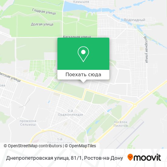 Карта Днепропетровская улица, 81/1