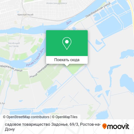 Карта садовое товарищество Задонье, 69 / 3