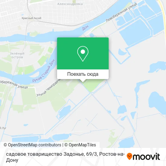 Карта садовое товарищество Задонье, 69 / 3