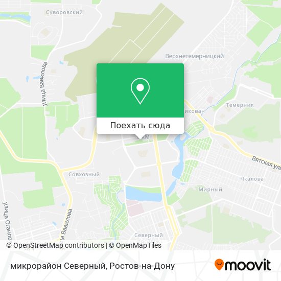 Карта микрорайон Северный