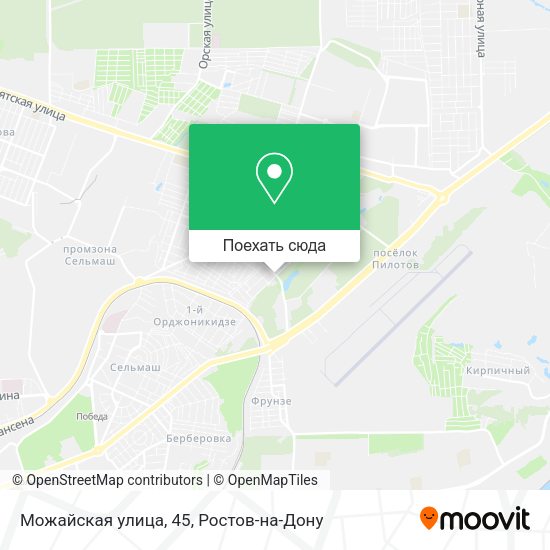 Карта Можайская улица, 45