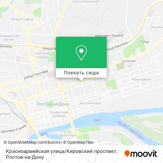 Карта Красноармейская улица / Кировский проспект