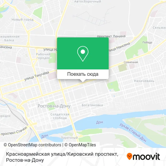 Карта Красноармейская улица / Кировский проспект