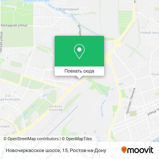 Карта Новочеркасское шоссе, 15