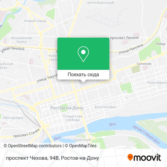 Карта проспект Чехова, 94В