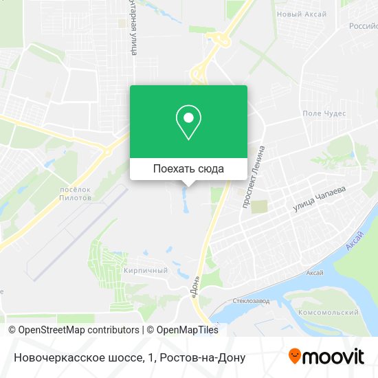 Карта Новочеркасское шоссе, 1