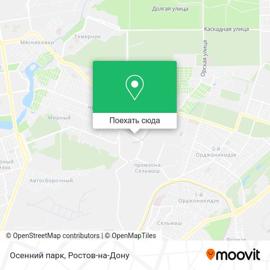 Карта Осенний парк