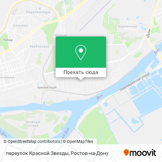Карта переулок Красной Звезды