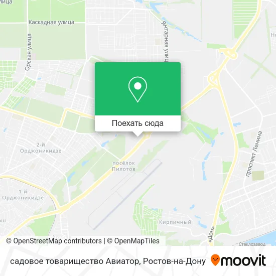 Карта садовое товарищество Авиатор