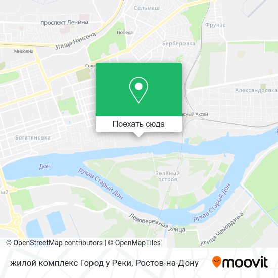 Карта жилой комплекс Город у Реки