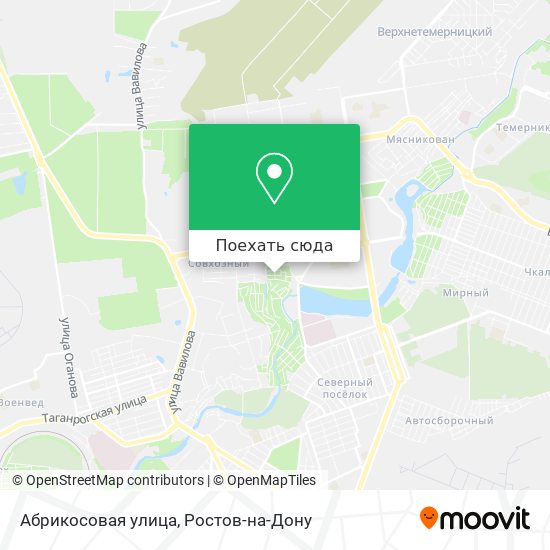 Карта Абрикосовая улица