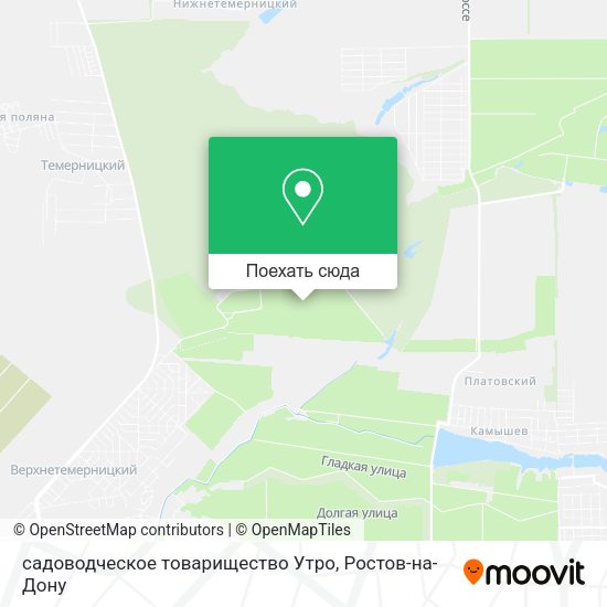 Карта садоводческое товарищество Утро