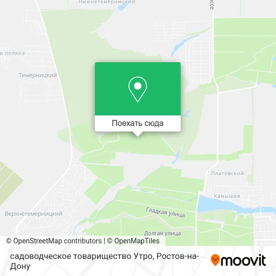Карта садоводческое товарищество Утро