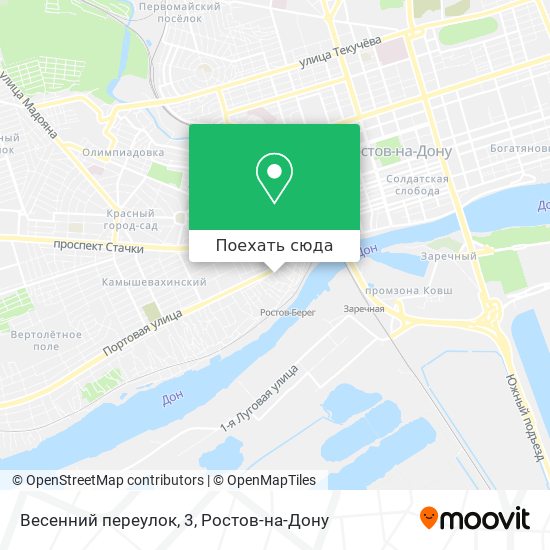 Карта Весенний переулок, 3