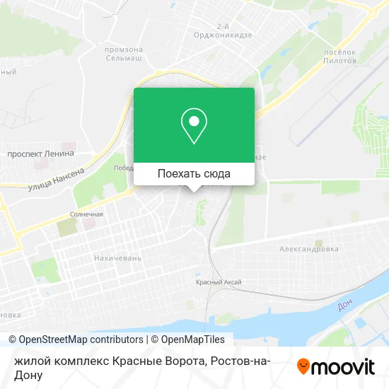 Карта жилой комплекс Красные Ворота